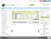 Tablet Screenshot of distribucionescatalex.com